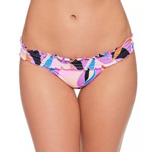 SALT + COVE Juniors' Kaleidescope Smocked Bikini Bottoms